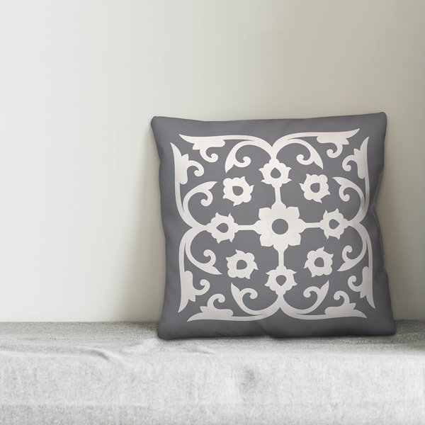 Charlton Home® Malott Tile Throw Pillow Cover & Reviews Wayfair